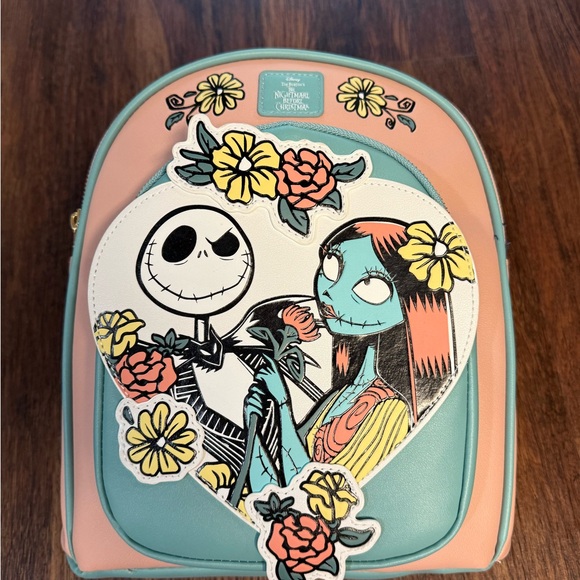 Disney Tim Burton's The Nightmare Before Christmas Backpack Bioworld - Picture 1 of 6